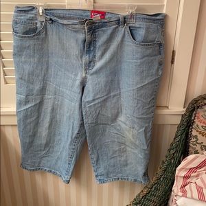 Westport blue jean denim Bermuda shorts #3